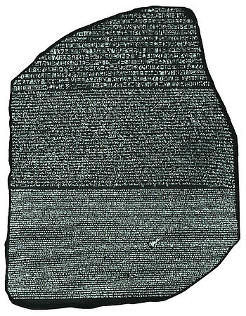 Stele di Rosetta (British Museum).